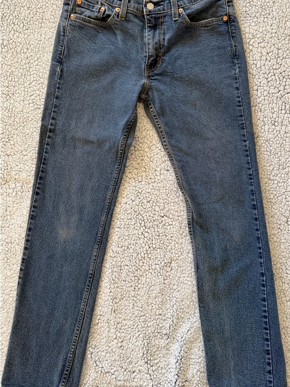 Levi Strauss - Classic Men's Dark Blue Straight-Leg Jeans